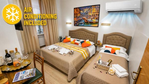Luxury A Casa Simpatia Roma - If you book a minimum of 5 nights breakfast is included, Book Hotel Roma Termini railway station 