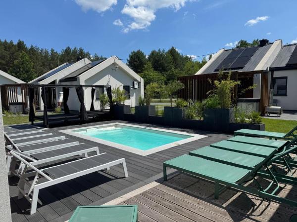 Leśna Polana Domki, Book Feriehus Lubelskie hoteller med pool, Swimmingpool