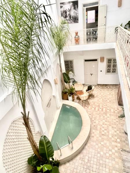 Riad Green Vines, Book Riad Marrakech-Tensift-Haouz hoteller med pool, Swimmingpool