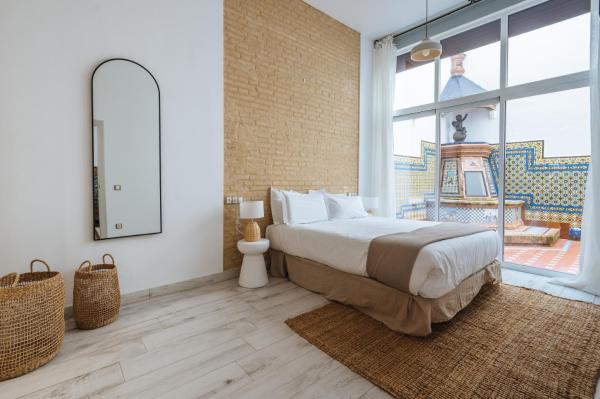 Apartamentos "El Escondite de Triana", Book Lejlighedshotel Triana Seville, nær Edificio Expo