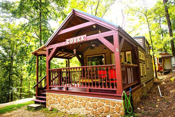 The Codex - Parker Creek Bend Cabins, Book Feriehus Murfreesboro Arkansas