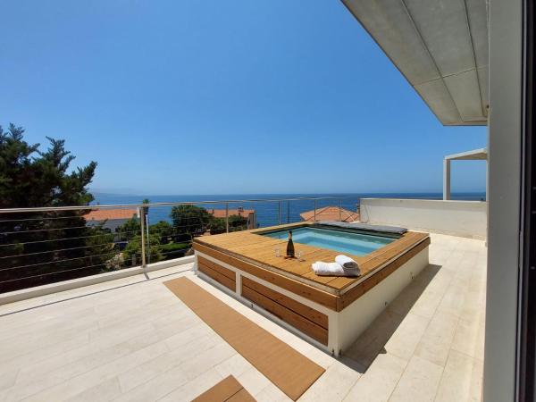 Luxury Seafront Villa with Rooftop Pool & Stunning Sea Views, Book Villa Fertilia Sardinia North