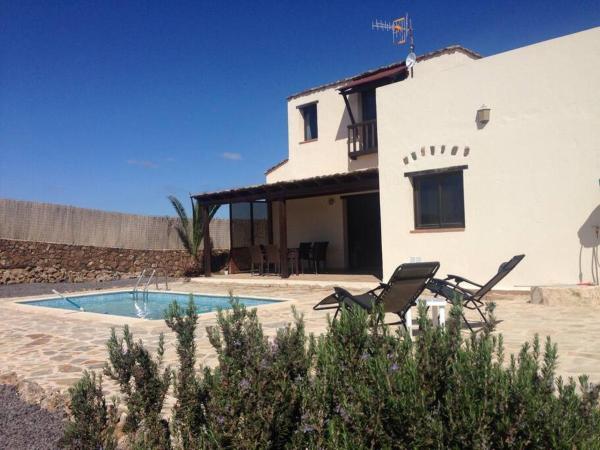 Villa en zona tranquila de Lajares VISTA CALMA, Book Feriehus Fuerteventura hoteller med pool, Swimmingpool