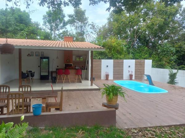 CASA CONFORTÁVEL COM 4 QUARTOS EM ALTER DO CHÃO, Book Feriehus Hoteller i Northern Brazil med pool, Swimmingpool