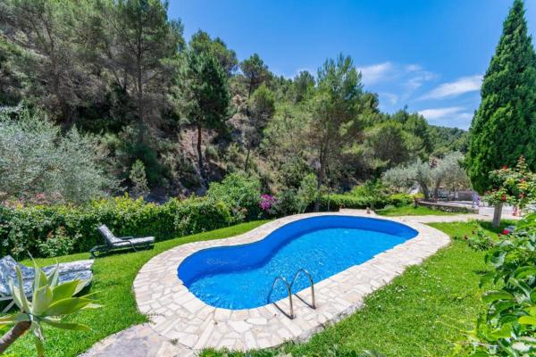 Casa Rosa, con encanto y piscina climatizada, Book Feriehus Hoteller i Axarquía med pool, Swimmingpool