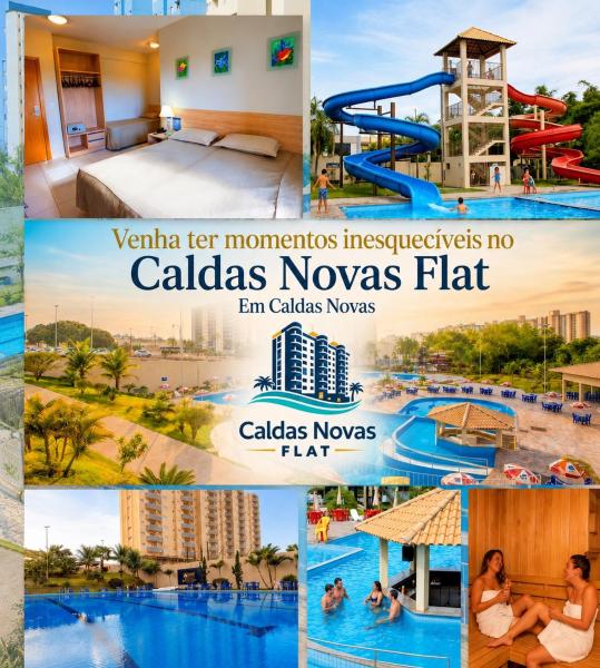 No CALDAS NOVAS FLAT VOCÊ IRÁ TER MOMENTOS ESPETACULARES, Book Ferieresort Caldas Novas 
