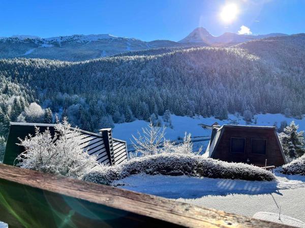 Chalet duplex confortable sur les hauteurs de Corrençon - FR-1-515-28, Book Chalet Hoteller i Rhône-Alps med parkering, Parkering