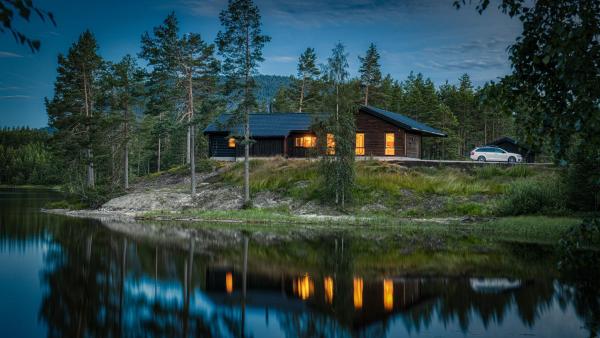 Lakeside Haven Vrådal, Book Chalet Vestfold Sommerhuse, Hytte