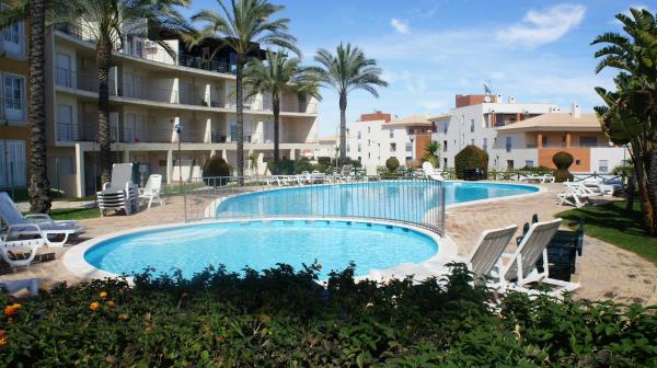 Pool & Garden Oura Albufeira Flat, Book Feriehus Oura Sommerhuse, Hytte