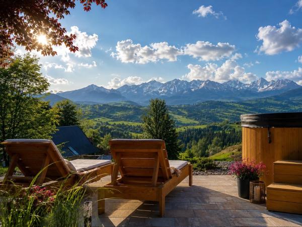 Domek Zyngierka Tatra View - z balią i sauną na wyłączność, Book Feriehus Hoteller i Lillepolen med parkering, Parkering