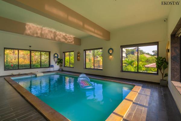 Ekostay Kingfisher Villa I Indoor Pool I Cloud 9, Book  Hoteller i New Delhi med pool, Swimmingpool