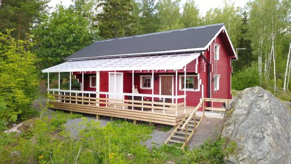4 hengen luhtimökki, Book  Nådendal 