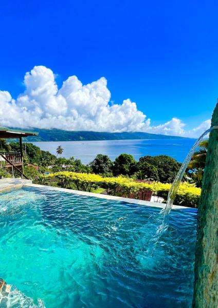 Les Chalets de Afaahiti - Fare Okeani, Book Chalet Tahiti hoteller med pool, Swimmingpool