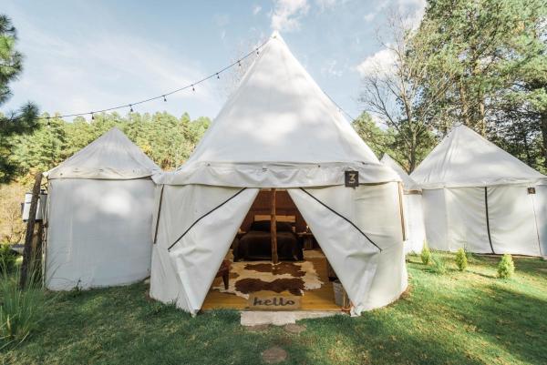 Exclusivo glamping en el bosque, Book Campingplads Jalisco Campingpladser, Campingplads