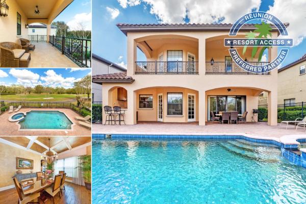 Luxury Contemporary Style Villa on Reunion Resort and Spa Orlando Villa 5227, Book  Kissimmee hoteller med pool, Swimmingpool