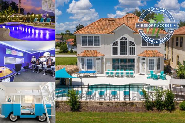 Exclusive Villa with Large Private Pool on Reunion Resort and Spa Orlando Villa 5282, Book  Kissimmee hoteller med pool, Swimmingpool