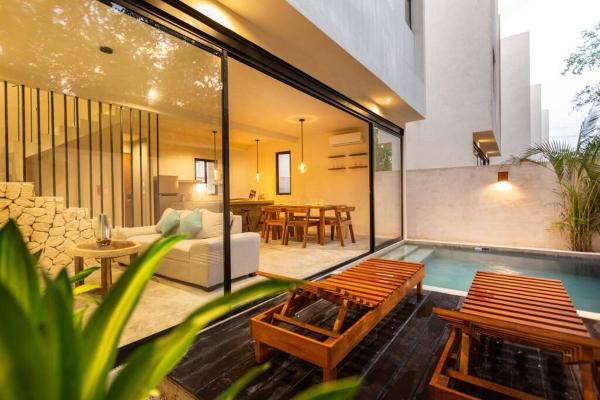 4 Bedroom Villa Cedra #10, Book  Tulum hoteller med pool, Swimmingpool