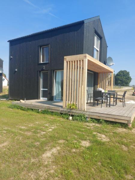 Haus Masuren, bei Ilawa, Angelbootvermietung, Dom czerwony i zielony, Book  Szwarcenowo 