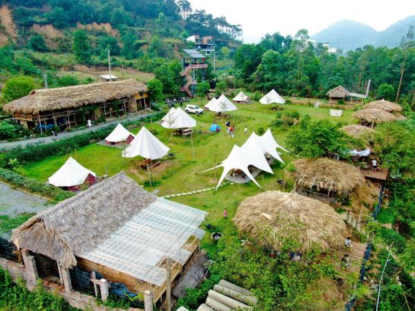 Lagom Village-Glamping Site- Đồng Đò lake view, Book Campingplads Hanoi 