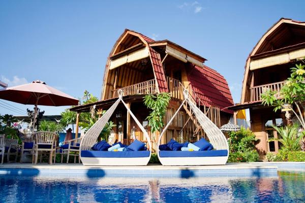 Villa Batur AMED, Book  Amed hoteller med pool, Swimmingpool