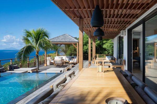 Beautiful Island Villa with Spacious Rooms, Book  Gustavia 