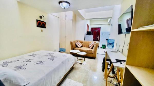 luxurious fully furnished two bedroom apartment with amazing city views heated swimming pool fully equipped gym with a child play area and ample parking space, Book  Nairobi Hoteller...