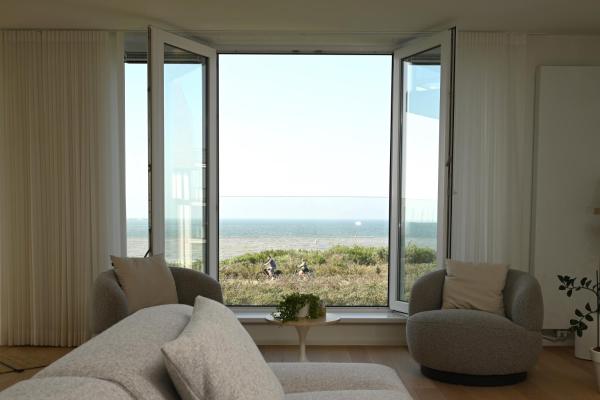 Villa Mer, Panorama - Luxury apartment with two bathrooms, two balconies and stunning sea view, Book Lejlighed Cadzand 