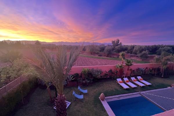 Villa Marrakech pisc priv pt dej Sans vis à vis, Book  Marrakech-Tensift-Haouz hoteller med pool, Swimmingpool
