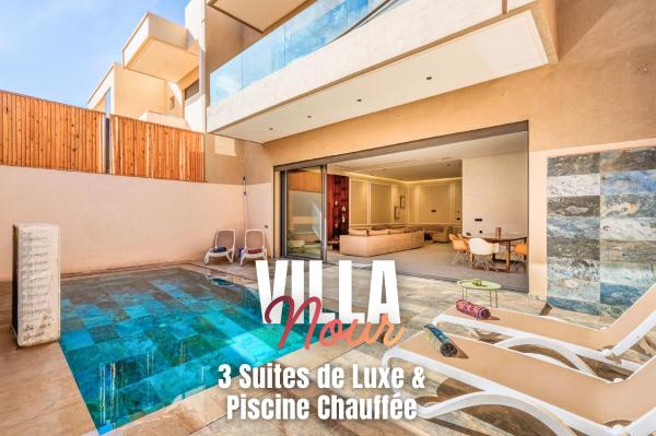 Villa Nour - luxe & modernité - piscine chauffée, Book  Marrakech-Tensift-Haouz hoteller med pool, Swimmingpool