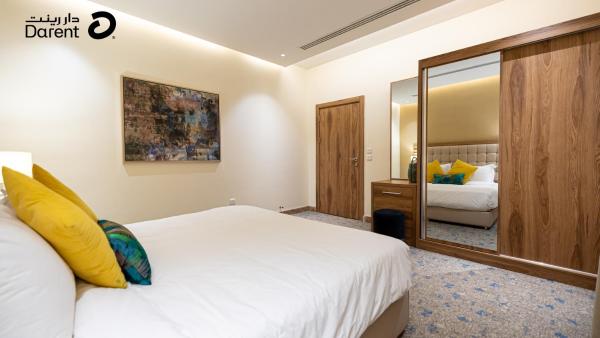 Darent Super Luxury One bedroom Al Aqiq, Book  Riyadh Region hoteller med parkering, Parkering