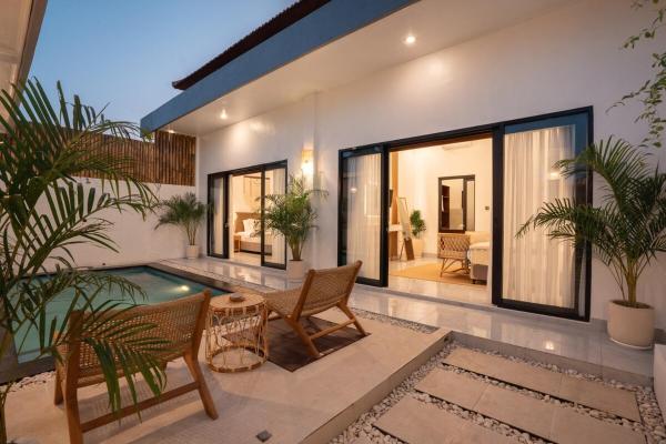 Villa Mas 1, 3 mins Canggu Beach, Mexicola, Old man's, Book  Badung hoteller med pool, Swimmingpool