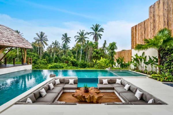 Fazeela Luster 6 BR Private Pool Villa, Book  Ubud Gianyar