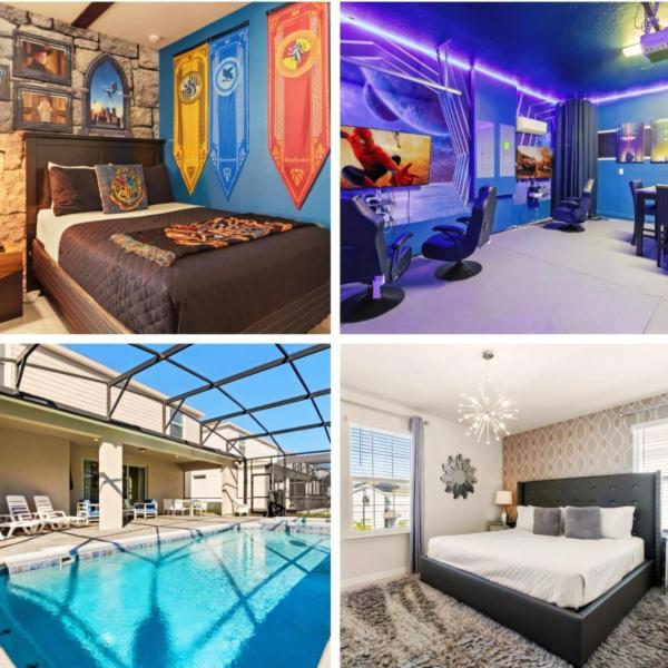 10 Bed 8 Bath Villa Gamesroom & Pool 3621Lily, Book  SPA-hoteller i Florida, SPA