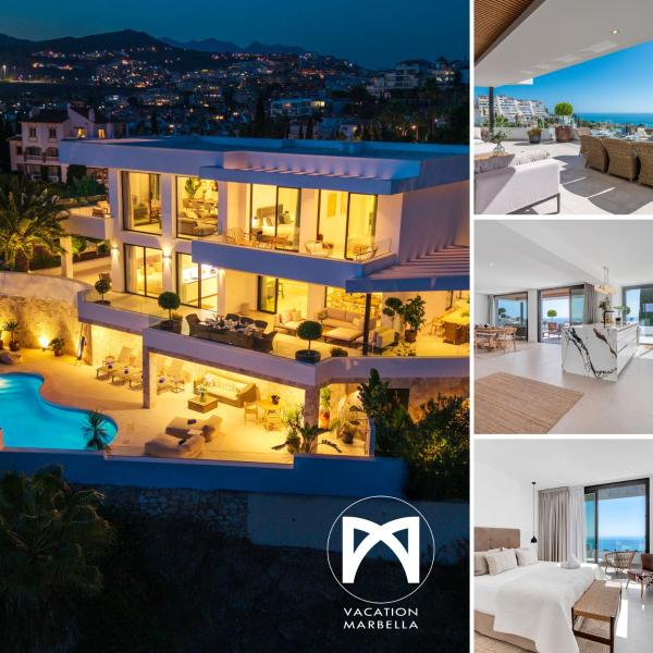 VACATION MARBELLA I Villa Riviera The View, Luxury Villa, Breathtaking Sea View, Private Pool, Close Distance to the Finest Beaches, Book  Sitio de Calahonda 