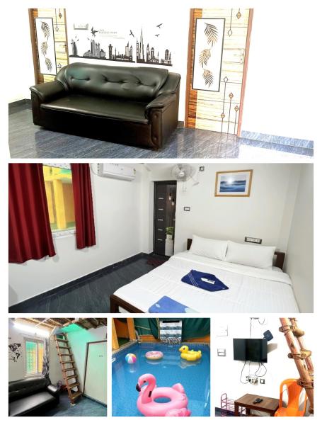 SERENITY BAY HOME 2bhk, Book  Hoteller i Tamil Nadu med pool, Swimmingpool