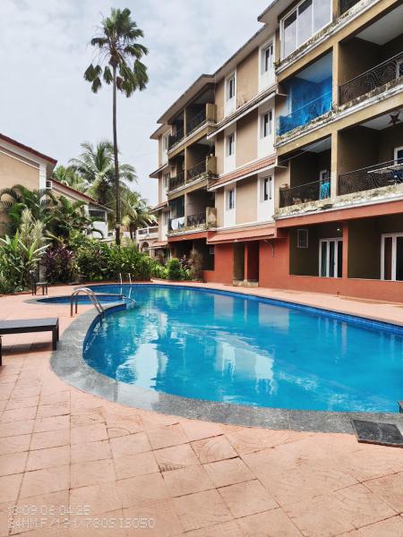 Marine Apartments 2bhk Calangute Goa, Book Lejlighed Goa hoteller med pool, Swimmingpool