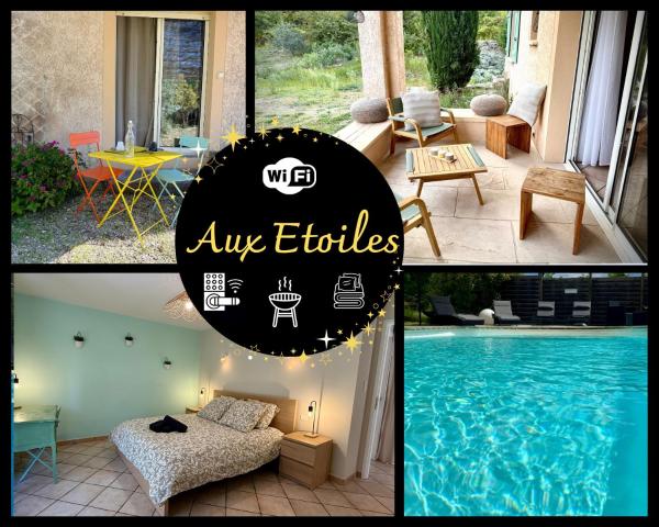 Villa Aux Etoiles, Book  Rhône-Alps hoteller med pool, Swimmingpool