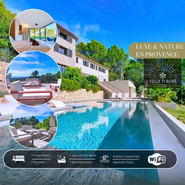 Villa de Prestige au Calme avec piscine chauffée et Vue exceptionnelle, Book  Hoteller i Rhône-Alps med pool, Swimmingpool