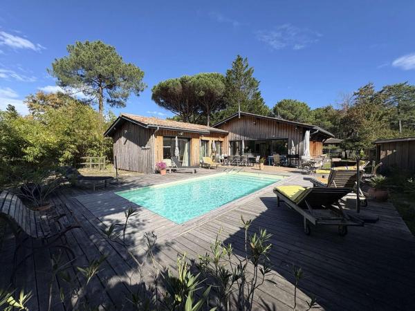 Villa paisible avec piscine chauffée et climatisation à Lège-Cap-Ferret - FR-1-736-65, Book  Le Piquey Limousin