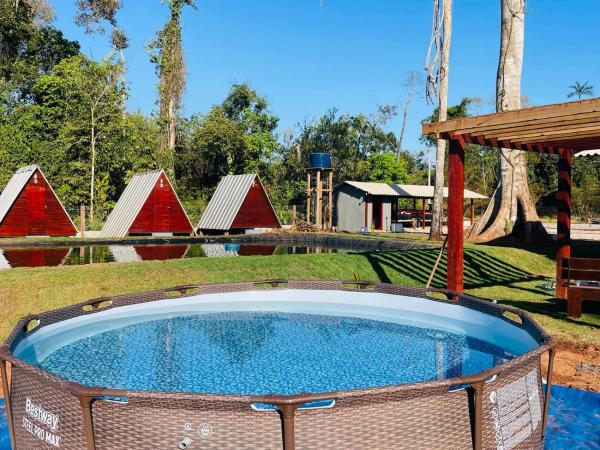 Chalé do Lago Sinop MT, Book  Hoteller i West-Central Brazil med pool, Swimmingpool