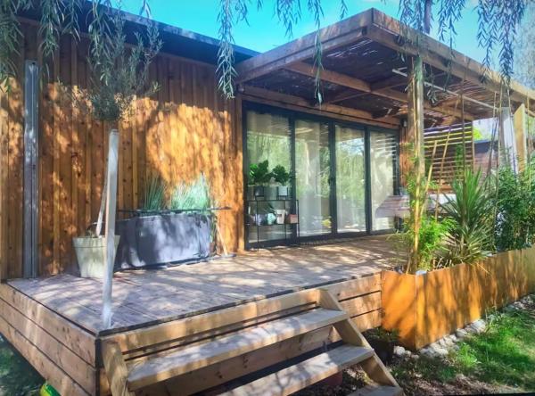 Chalet cozy dans Village au cœur des pins, parking gratuit, Book Chalet Onesse-et-Laharie 