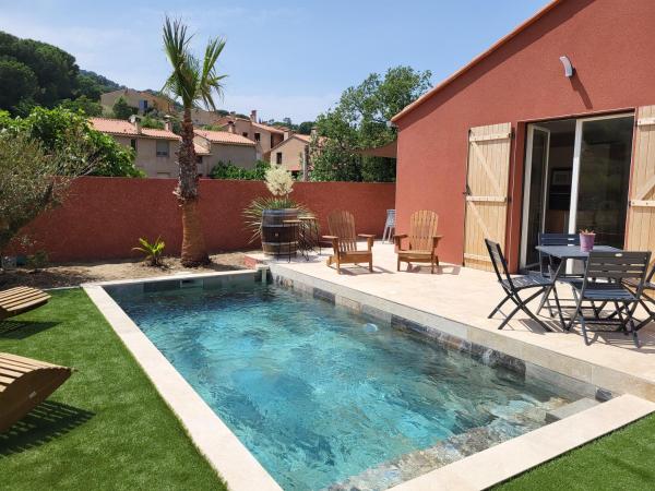 Villa cosy avec piscine à Collioure, Book  Collioure Vermillion Coast