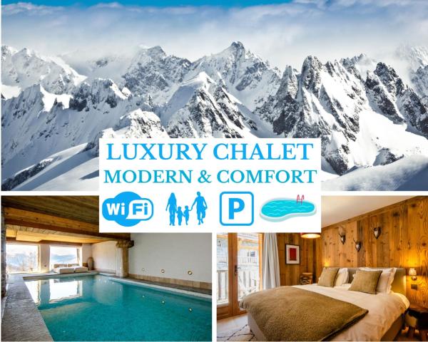 NEW Luxury Chalet Sapins - PRIVATE POOL- Mountains VIEW - Family & Comfort - SPECIAL LAUNCH OFFER, Book Chalet Sainte-Foy-Tarentaise Tarentaise Valley