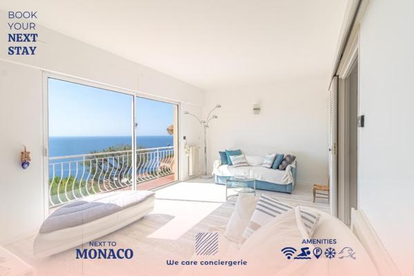 Family Villa-sea view, pool and garden near Monaco, Book  Roquebrune-Cap-Martin Monaco