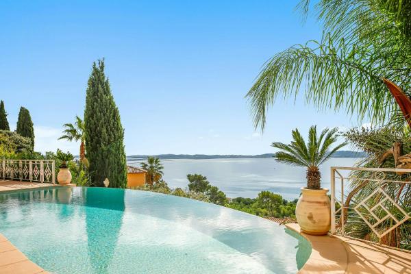 Provence Villa With Sea View In Carqueiranne, Book  Hoteller i Var coast med pool, Swimmingpool