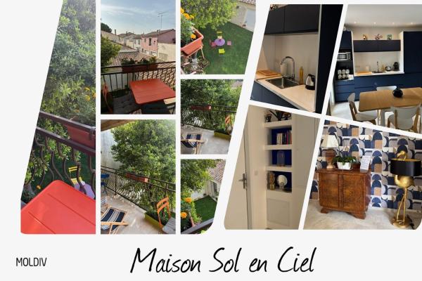 Maison sol en ciel Petit Dejeuner et Parking inclus, Book  Aigues-Mortes Camargue