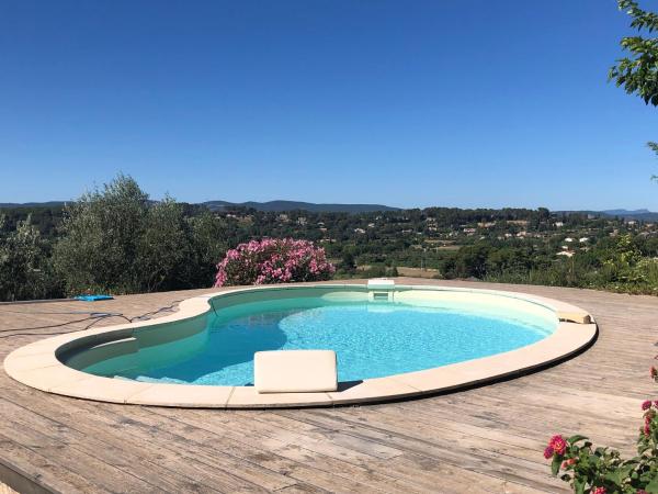 Villa de Charme magnifique vue Panoramique et Piscine, Book  Hoteller i Rhône-Alps med pool, Swimmingpool