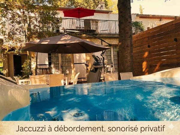 Villa&spa 3 ch 6pers en ville 12 mn de la plage, Book  Montpellier Hérault