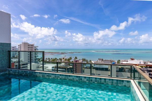 Novíssimo apto 150m Cadeira Gigante I Ponta Verde I Piscina I Garagem, Book  Bahia hoteller med parkering, Parkering