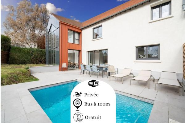 Villa Éléonore Disneyland, Book  Hoteller i Ile de France med pool, Swimmingpool